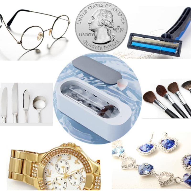 Ultrasonic Multi-Function Cleaner – Portable Deep Cleaning Machine for Jewelry, Glasses, Watches & Small Items